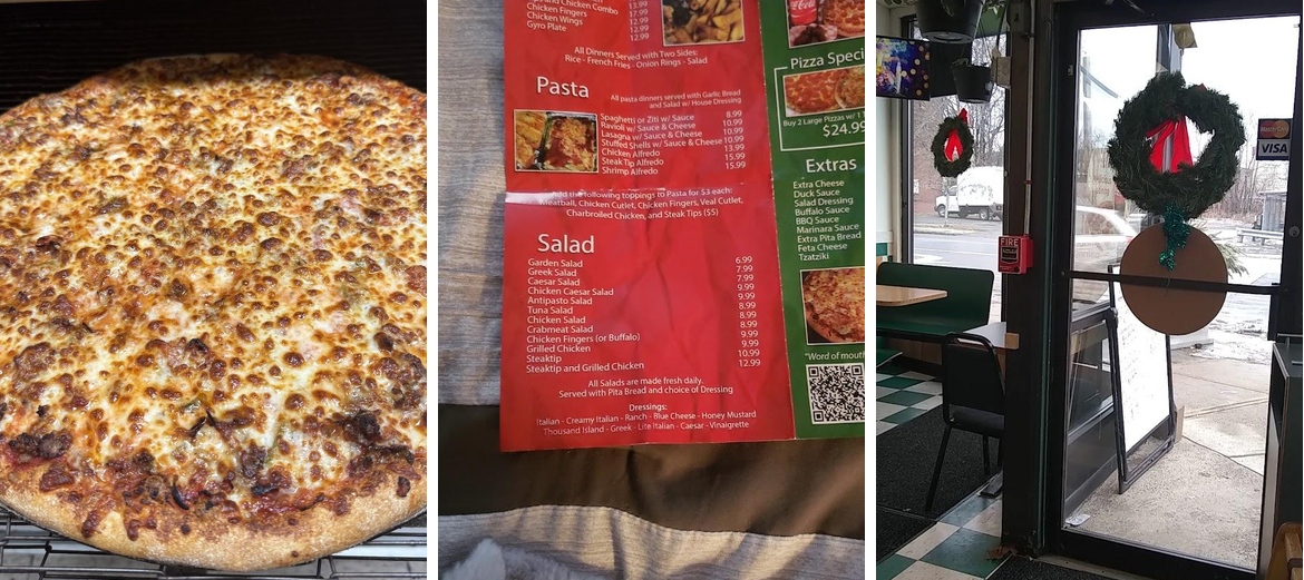The Pizza Place Menu
